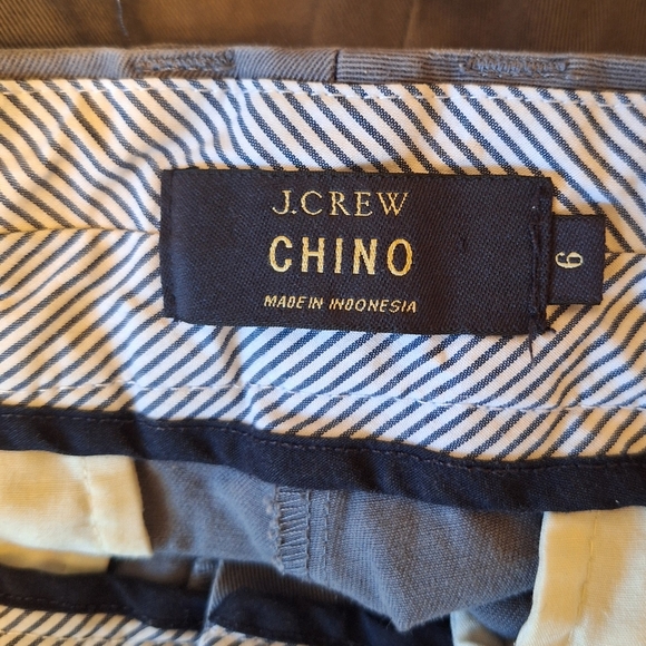 J. Crew cotton gray Chino shorts sz 6 *K - Picture 3 of 4